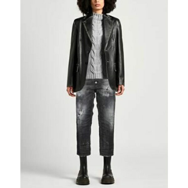 【送料無料】 ディースクエアード レディース デニムパンツ ボトムス Jeans Black