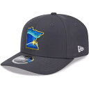 ニューエラ レディース 帽子 アクセサリー New Era Adult Minnesota Twins Evergreen City Connect 9Seventy Stretch Snap Hat -(4)