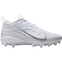 ナイキ メンズ サッカー スポーツ Nike Men's Alpha Menace 4 Varsity Football Cleats White/Metall...