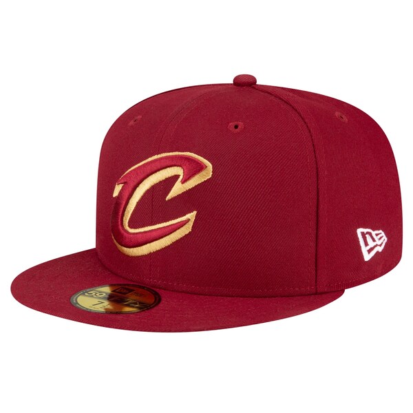 ニューエラ メンズ 帽子 アクセサリー Cleveland Cavaliers New Era 59FIFTY Fitted Hat Wine