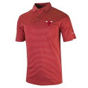 コロンビア メンズ ポロシャツ トップス Chicago Bulls Columbia FW23 Men's OmniWick Club Invite II Polo Red