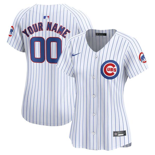 ʥ ǥ ˥ե ȥåץ Chicago Cubs Nike Women's Home Limited Custom Je...