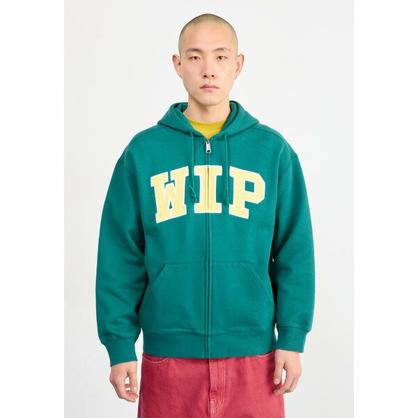 カーハート メンズ パーカー・スウェットシャツ アウター HOODED WIP - Hoodie - rainforest stone washed