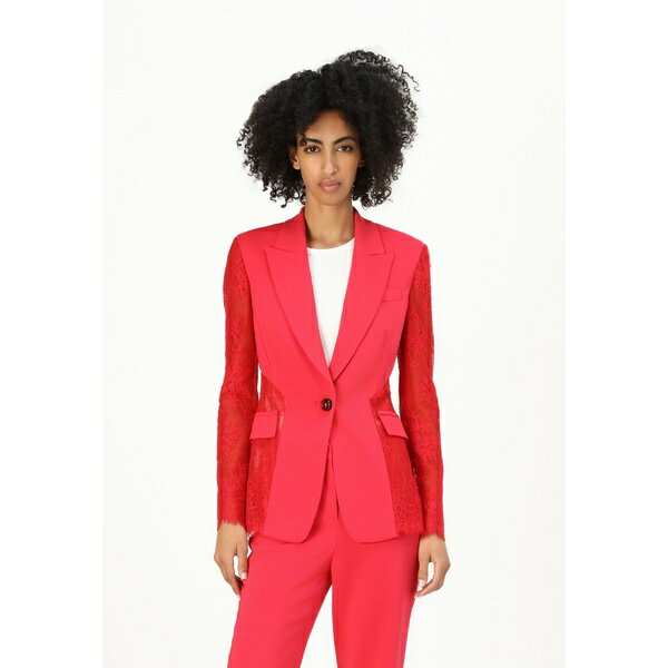ピンコ レディース ジャケット&ブルゾン アウター GRUCCIONE GIACCA CADY TECNICO - Blazer - red