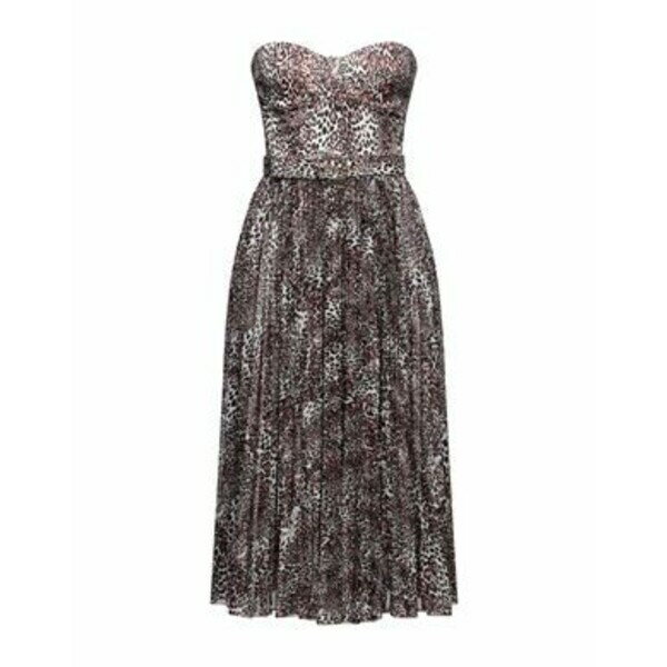【送料無料】 エリザベスフランキ レディース ワンピース トップス Midi dresses Black