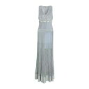 【送料無料】 ロベルトカヴァリ レディース ワンピース トップス Maxi dresses Silver
