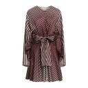 【送料無料】 ヴァレンティノ ガラヴァーニ レディース ワンピース トップス Mini dresses Brown