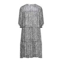 【送料無料】 エイト・ピーエム レディース ワンピース トップス Mini dresses Grey(4)