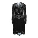 【送料無料】 モスキーノ レディース ワンピース トップス Midi dresses Black