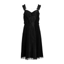 【送料無料】 モスキーノ レディース ワンピース トップス Midi dresses Black