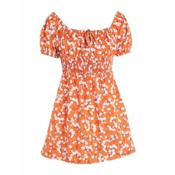 【送料無料】 フェイスフル レディース ワンピース トップス Mini dresses Orange