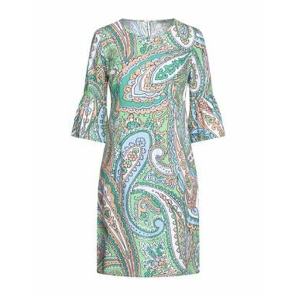 【送料無料】 カミセッタスノーブ レディース ワンピース トップス Mini dresses Green