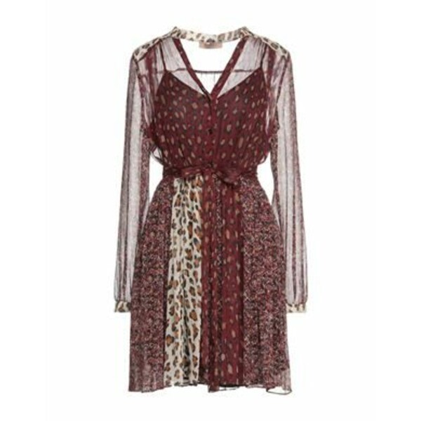 【送料無料】 ツインセット レディース ワンピース トップス Mini dresses Red