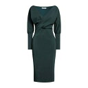 【送料無料】 チアラ・ボニ・プティ・ローブ レディース ワンピース トップス Midi dresses Green