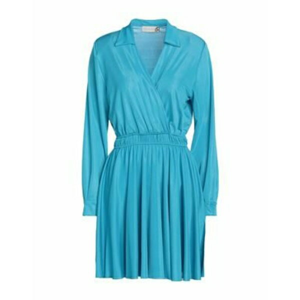 【送料無料】 ハブワン レディース ワンピース トップス Mini dresses Azure