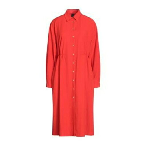 【送料無料】 ピンコ レディース ワンピース トップス Midi dresses Red 【送料無料】 ピンコ レディース ワンピース トップス Midi dresses Red