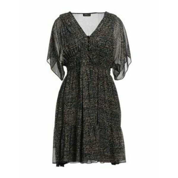 【送料無料】 レ コパン レディース ワンピース トップス Mini dresses Black