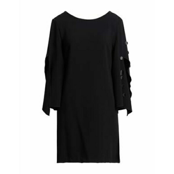 【送料無料】 エリサ カヴァレッティ バイ ダニエラ ダッラヴァッレ レディース ワンピース トップス Mini dresses Black