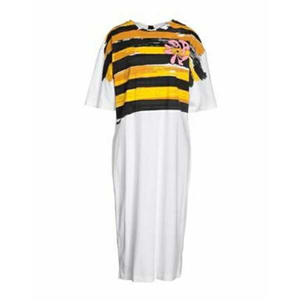 【送料無料】 マルニ レディース ワンピース トップス Midi dresses White