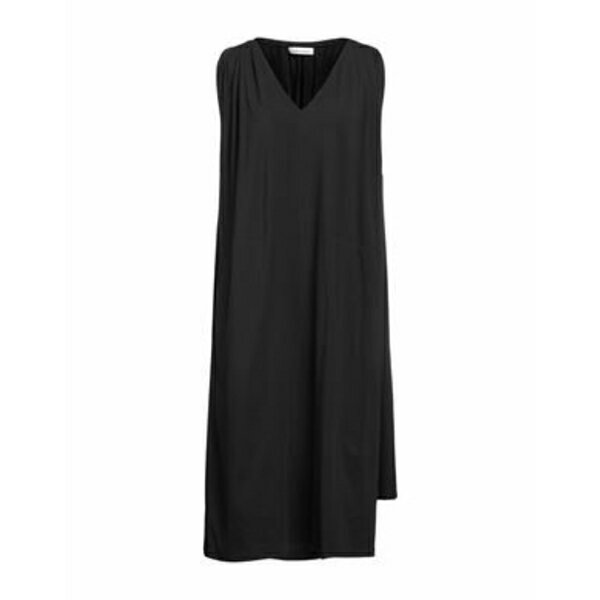 【送料無料】 ノストラサンティッシマ レディース ワンピース トップス Midi dresses Black