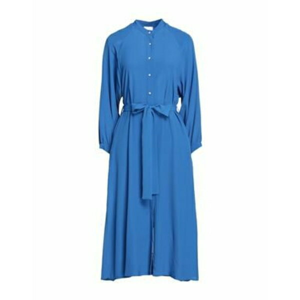 【送料無料】 メルシー レディース ワンピース トップス Midi dresses Blue
