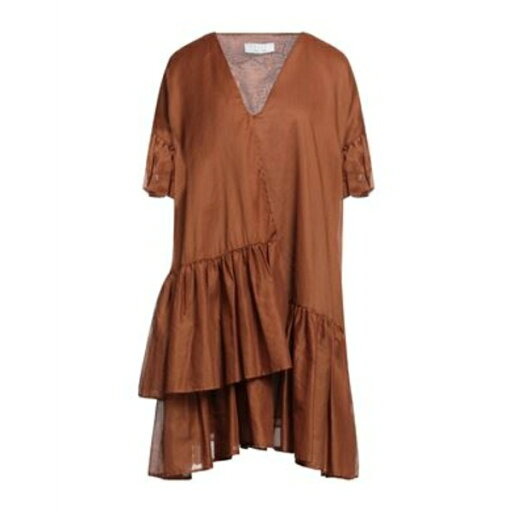 【送料無料】 カオス レディース ワンピース トップス Mini dresses Brown 【送料無料】 カオス レディース ワンピース トップス Mini dresses Brown