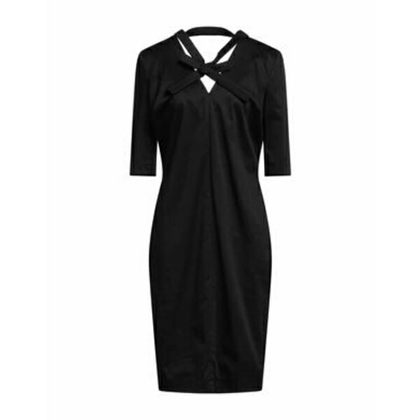 【送料無料】 アレッシオ バルデッレ レディース ワンピース トップス Midi dresses Black