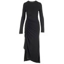 ジバンシー レディース ワンピース トップス Draped Long Dress Black