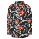 マルタンマルジェラ レディース シャツ トップス Printed Oversized Shirt Multicolor