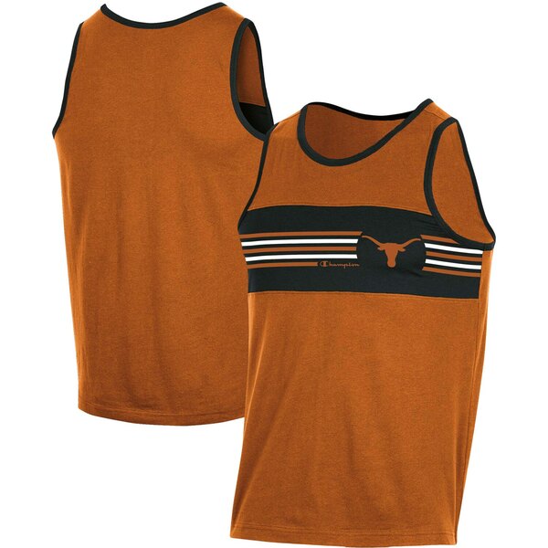 チャンピオン タンクトップ  メンズ チャンピオン メンズ Tシャツ トップス Texas Longhorns Champion Colorblock Tank Top Texas Orange