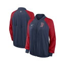 ナイキ レディース ジャケット＆ブルゾン アウター Women 039 s Navy Boston Red Sox Authentic Collection Team Raglan Performance Full-Zip Jacket Navy