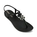 Cpl} Y T_ V[Y T-Strap Slingback Thong Sandals Black