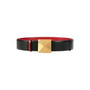 【送料無料】 ヴァレンティノ ガラヴァーニ レディース ベルト アクセサリー Belts Black