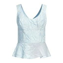 【送料無料】 エルマンノ シェルヴィーノ レディース Tシャツ トップス Tops Azure