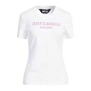 【送料無料】 ロベルトカヴァリ レディース Tシャツ トップス T-shirts White