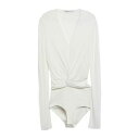 【送料無料】 アグノラ レディース Tシャツ トップス Bodysuits White