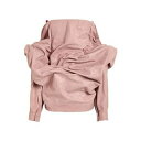【送料無料】 リックオウエンス レディース Tシャツ トップス Tops Pink