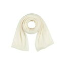【送料無料】 マロ レディース マフラー・ストール・スカーフ アクセサリー Scarves White