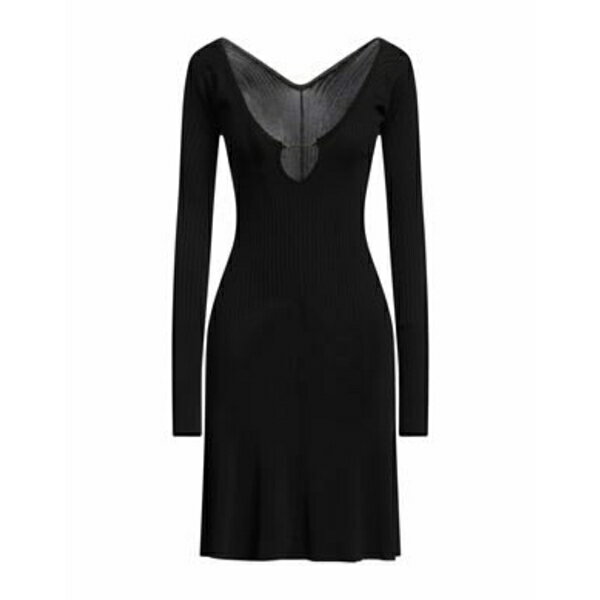 【送料無料】 ジャクエムス レディース ワンピース トップス Mini dresses Black