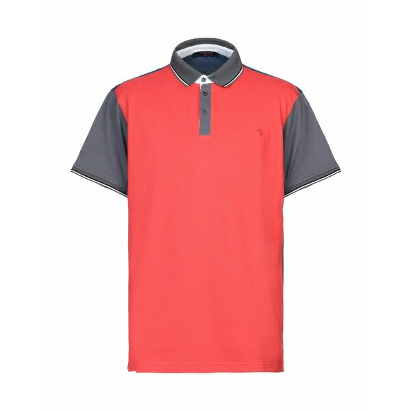 【送料無料】 トラサルディ メンズ ポロシャツ トップス Polo shirts Red