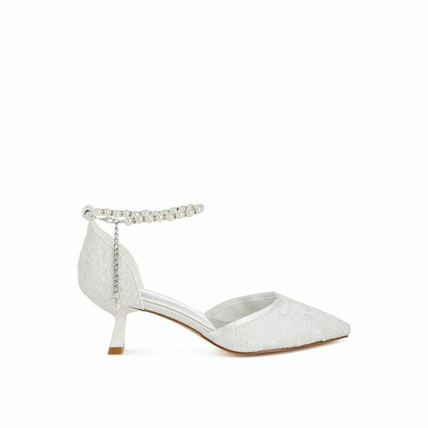 ラグ アンド コー レディース サンダル シューズ Laika Lace Kitten Heel Sandals White