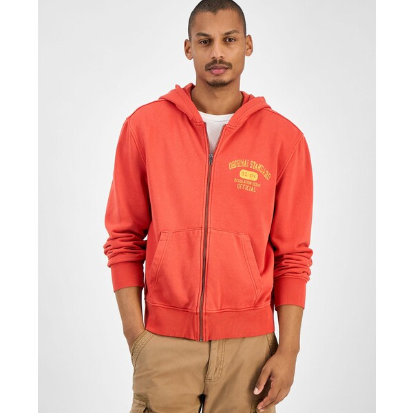 サンアンドプラスストーン メンズ パーカー・スウェットシャツ アウター Men's Graphic Zip Hoodie, Ma..