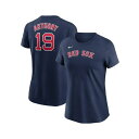 ナイキ レディース カットソー トップス Women's Roman Anthony Navy Boston Red Sox Fuse Name Number T-Shirt Navy