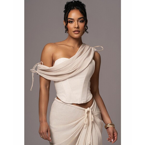 ジェイラックスラベル レディース カットソー トップス Women's New Obsession Draped Top Natural