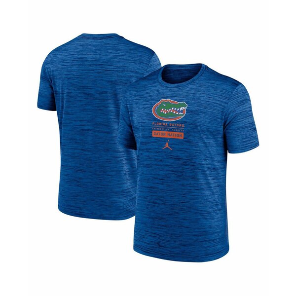 ジョーダン メンズ シャツ トップス Men's Royal Florida Gators Campus Center Block Velocity Performance T-Shirt Royal