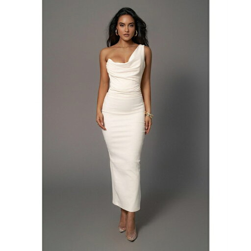 ジェイラックスラベル レディース ワンピース トップス Women's Krishna One Shoulder Maxi Dress Buttercream ジェイラックスラベル レディース ワンピース トップス Women's Krishna One Shoulder Maxi Dress Buttercream