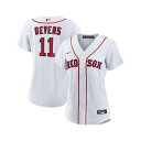 ナイキ レディース カットソー トップス Women's Rafael Devers White Boston Red Sox Home Replica Player Jersey White