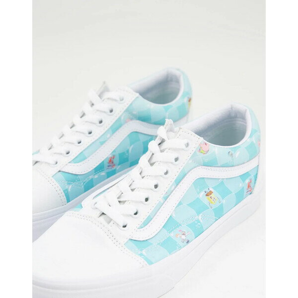 バンズ メンズ スニーカー シューズ Vans x SpongeBob Old Skool Bikini Bubble sneakers in blue Blues