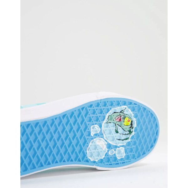 バンズ メンズ スニーカー シューズ Vans x SpongeBob Old Skool Bikini Bubble sneakers in blue Blues
