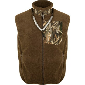 ドレークウォータフォール メンズ ジャケット＆ブルゾン アウター Drake Waterfowl Men's MST Sherpa Hybrid Vest Realtree Max 5